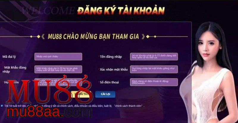 Đăng Ký Mu88 Chỉ Với Họ Tên Và Số Điện Thoại